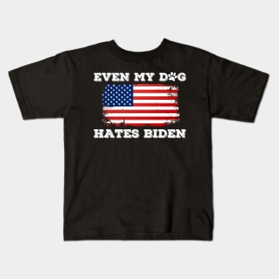 Even My Dog Hates Biden Kids T-Shirt